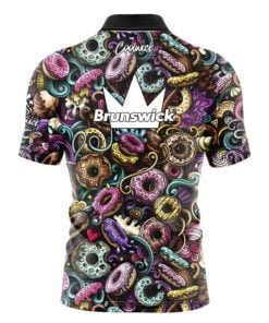 Alternative view of Brunswick Doughnut Fast Track CoolWick Bowling Jersey