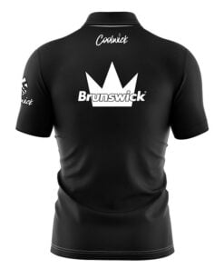 Alternative view of Brunswick Black Fast Track CoolWick Bowling Jersey