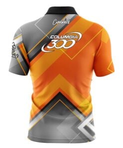 Alternative view of Columbia 300 Orange Veneer Fast Track CoolWick Bowling Jersey