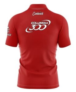 Alternative view of Columbia 300 Plain Red Fast Track CoolWick Bowling Jersey