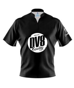 DV8 Black Fast Track CoolWick Bowling Jersey