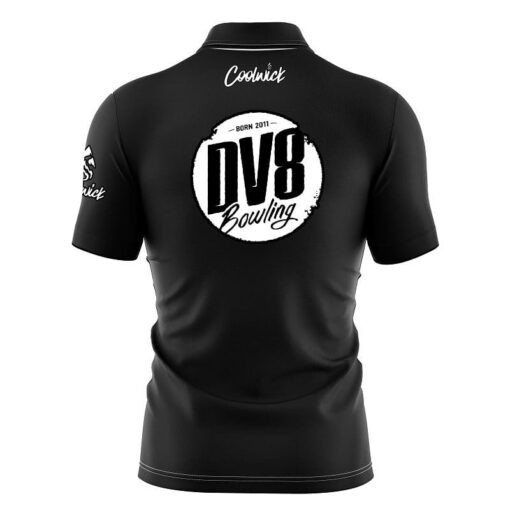 DV8 Black Fast Track CoolWick Bowling Jersey - Image 2