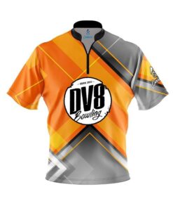 DV8 Orange Veneer Fast Track CoolWick Bowling Jersey