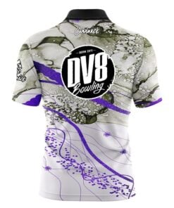 Alternative view of DV8 Purple Granite Fast Track CoolWick Bowling Jersey