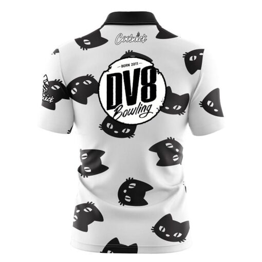 DV8 Black Cats Fast Track CoolWick Bowling Jersey - Image 2