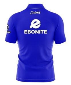 Alternative view of Ebonite Blue Fast Track CoolWick Bowling Jersey
