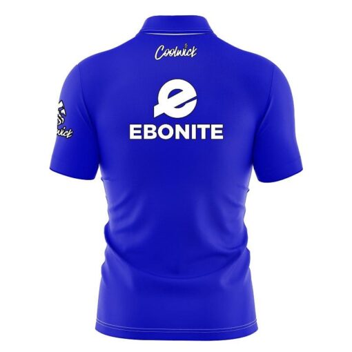 Ebonite Blue Fast Track CoolWick Bowling Jersey - Image 2