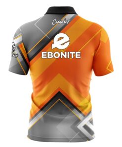 Alternative view of Ebonite Orange Veneer Fast Track CoolWick Bowling Jersey
