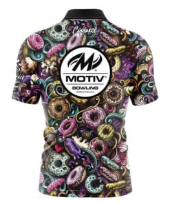 Alternative view of Motiv Doughnut Fast Track CoolWick Bowling Jersey