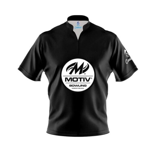 Motiv Black Fast Track CoolWick Bowling Jersey