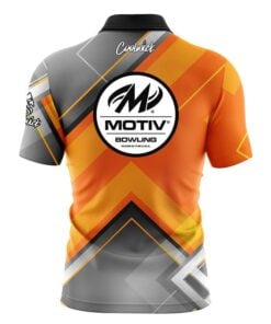 Alternative view of Motiv Orange Veneer Fast Track CoolWick Bowling Jersey