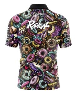 Alternative view of Radical Doughnut Fast Track CoolWick Bowling Jersey