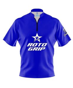 Roto Grip Blue Fast Track CoolWick Bowling Jersey