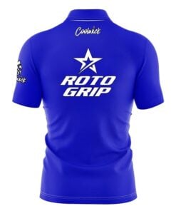 Alternative view of Roto Grip Blue Fast Track CoolWick Bowling Jersey