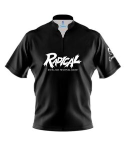 Radical Black Fast Track CoolWick Bowling Jersey