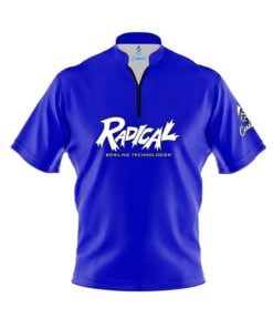 Radical Blue Fast Track CoolWick Bowling Jersey