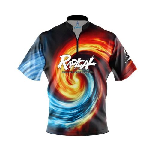 Radical Fire and Ice Vortex Fast Track CoolWick Bowling Jersey