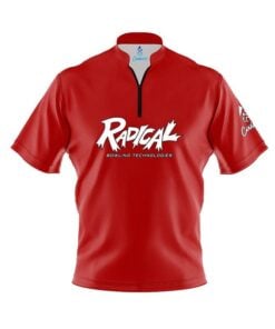 Radical Plain Red Fast Track CoolWick Bowling Jersey