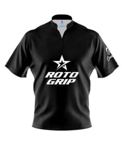 Roto Grip Black Fast Track CoolWick Bowling Jersey