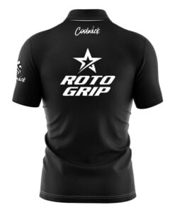 Alternative view of Roto Grip Black Fast Track CoolWick Bowling Jersey