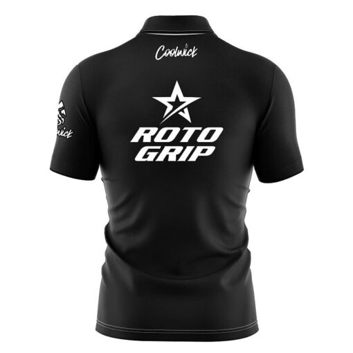 Roto Grip Black Fast Track CoolWick Bowling Jersey - Image 2