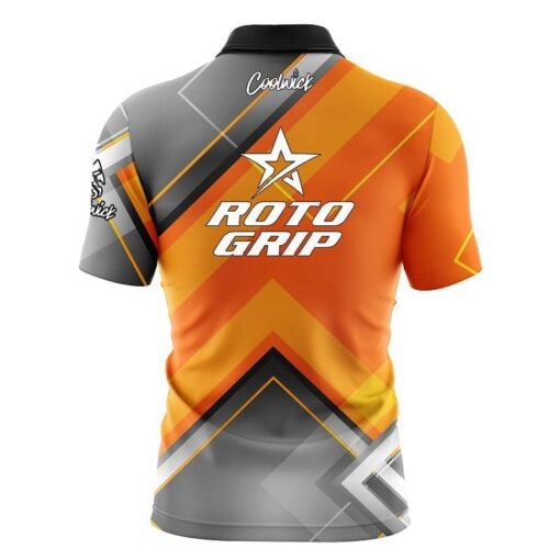 Roto Grip Orange Veneer Fast Track CoolWick Bowling Jersey - Image 2
