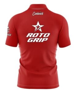 Alternative view of Roto Grip Plain Red Fast Track CoolWick Bowling Jersey