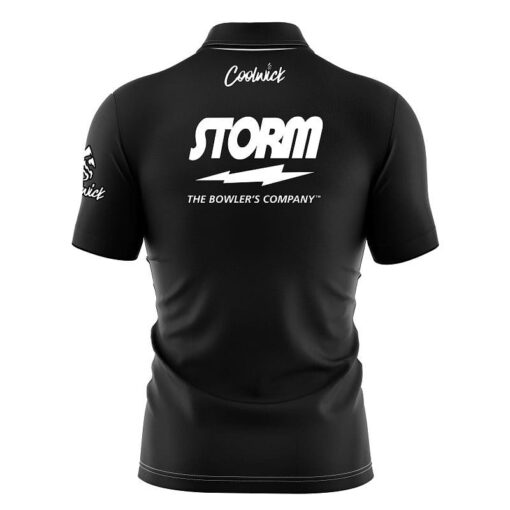 Storm Black Fast Track CoolWick Bowling Jersey - Image 2