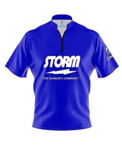 Storm Blue Fast Track CoolWick Bowling Jersey