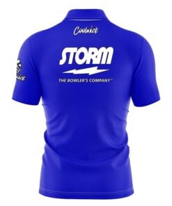 Alternative view of Storm Blue Fast Track CoolWick Bowling Jersey