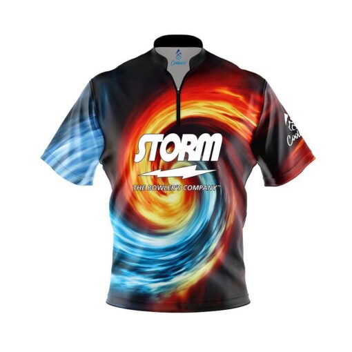 Storm Fire and Ice Vortex Fast Track CoolWick Bowling Jersey