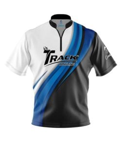 Track Blue Flutter Fast Track CoolWick Bowling Jersey