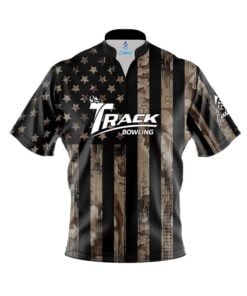 Track Desert Camo Flag Fast Track CoolWick Bowling Jersey