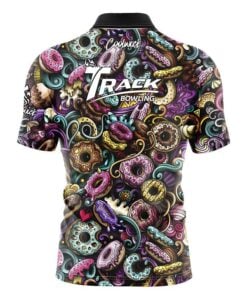 Alternative view of Track Doughnut Fast Track CoolWick Bowling Jersey