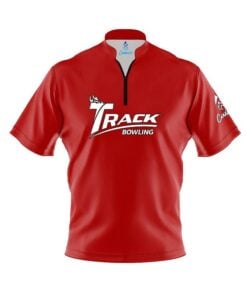 Track Plain Red Fast Track CoolWick Bowling Jersey