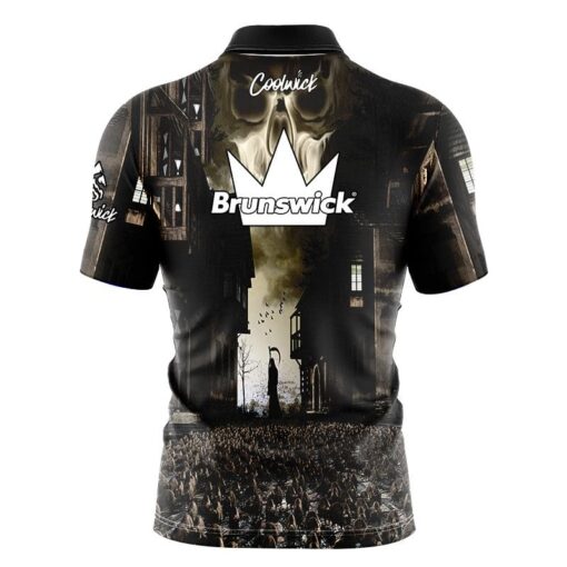 Brunswick Reaper Fast Track CoolWick Bowling Jersey - Image 2