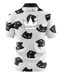 Alternative view of Brunswick Black Cats Fast Track CoolWick Bowling Jersey