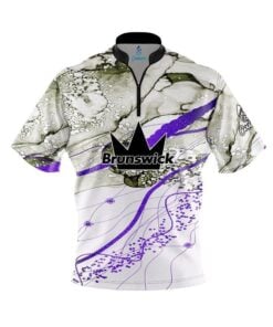 Brunswick Purple Granite Fast Track CoolWick Bowling Jersey