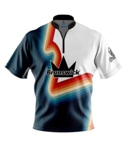 Brunswick Retro 2 Fast Track CoolWick Bowling Jersey