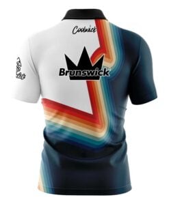 Alternative view of Brunswick Retro 2 Fast Track CoolWick Bowling Jersey