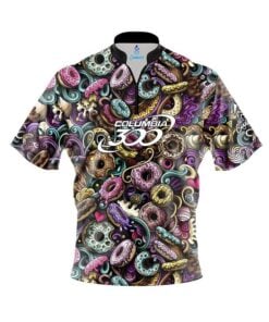 Columbia 300 Doughnut Fast Track CoolWick Bowling Jersey