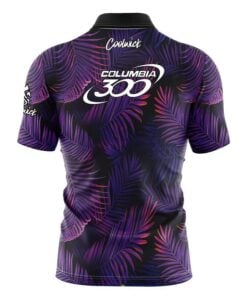 Alternative view of Columbia 300 Purple Jungle Fast Track CoolWick Bowling Jersey