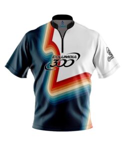 Columbia 300 Retro 2 Fast Track CoolWick Bowling Jersey