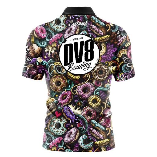 DV8 Doughnut Fast Track CoolWick Bowling Jersey - Image 2