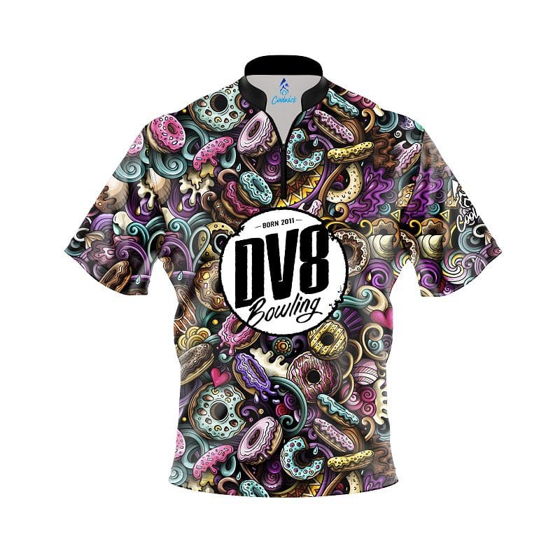 DV8 Doughnut Fast Track CoolWick Bowling Jersey