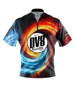 DV8 Fire and Ice Vortex Fast Track CoolWick Bowling Jersey