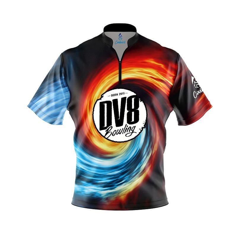 DV8 Fire and Ice Vortex Fast Track CoolWick Bowling Jersey