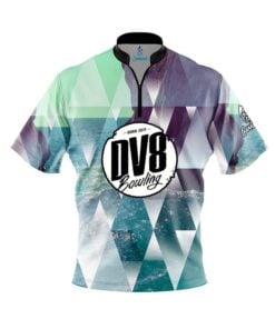 DV8 Geometric Ocean Fast Track CoolWick Bowling Jersey
