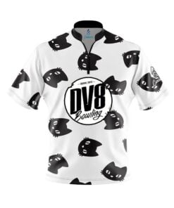 DV8 Black Cats Fast Track CoolWick Bowling Jersey