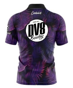 Alternative view of DV8 Purple Jungle Fast Track CoolWick Bowling Jersey